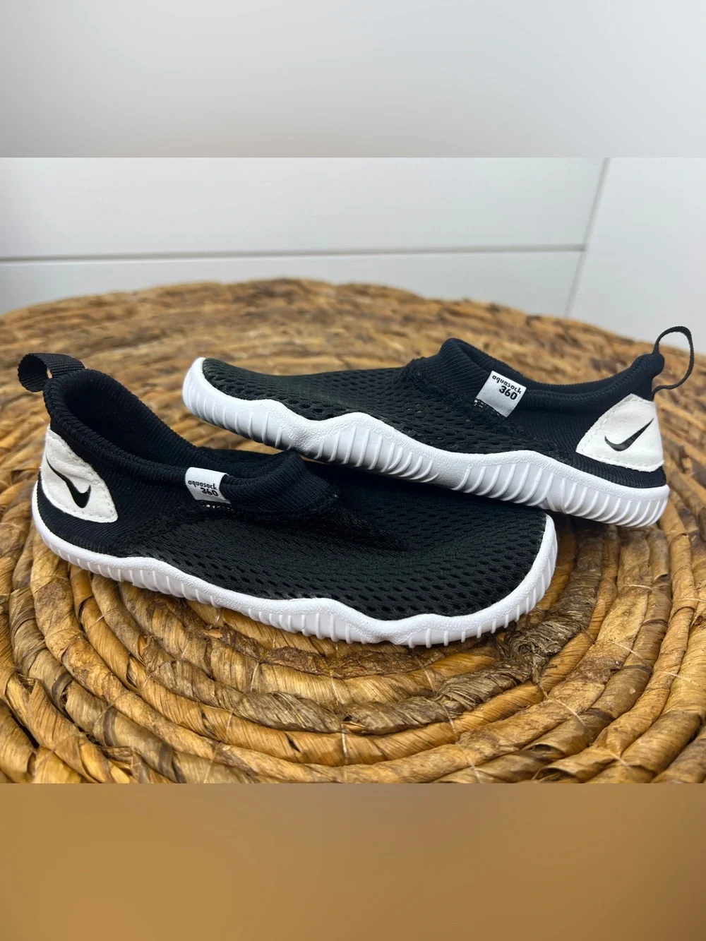 Nike Kids- Black & White Aqua Sock Water Shoes- New without Tags